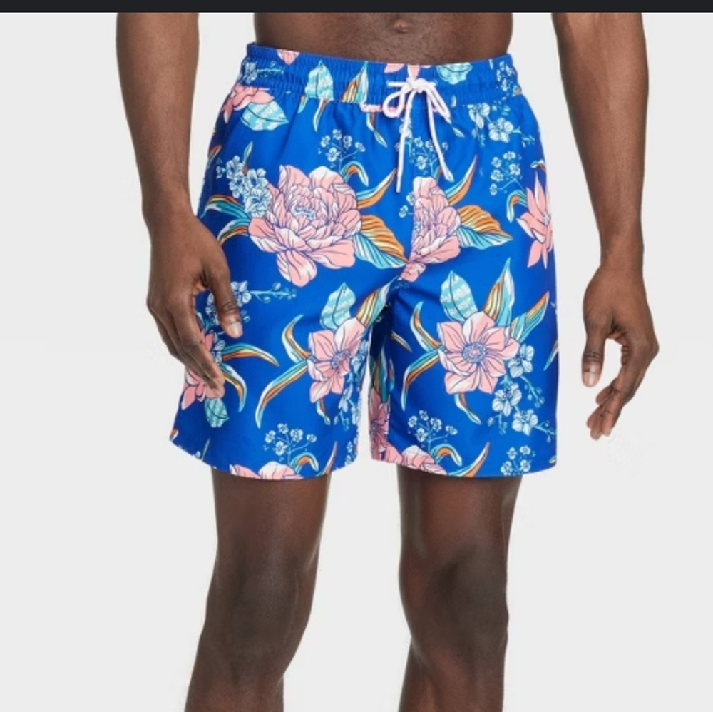 GOODFELLOW & CO WAIST SLIM SHORTS. FLORAL . NWT